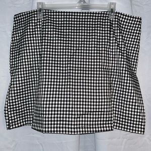 plaid mini skirt